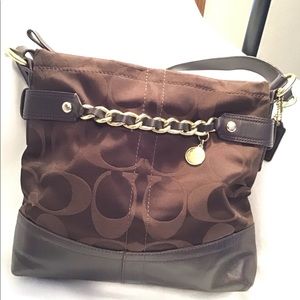 Canvas Coach handbag